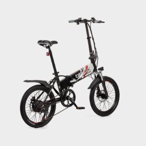 Bicicleta Eléctrica Plegable Biwbik Traveller Black 17Ah + Kit Guardabarros